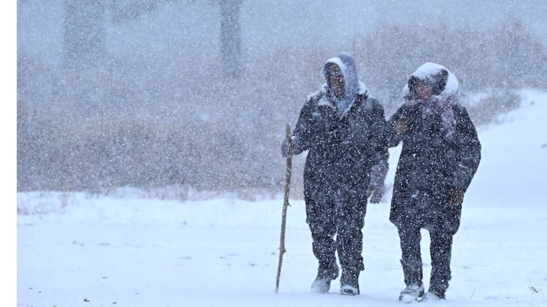 Alerta amarilla por nevadas: cuáles son las zonas afectadas (Foto: AP).