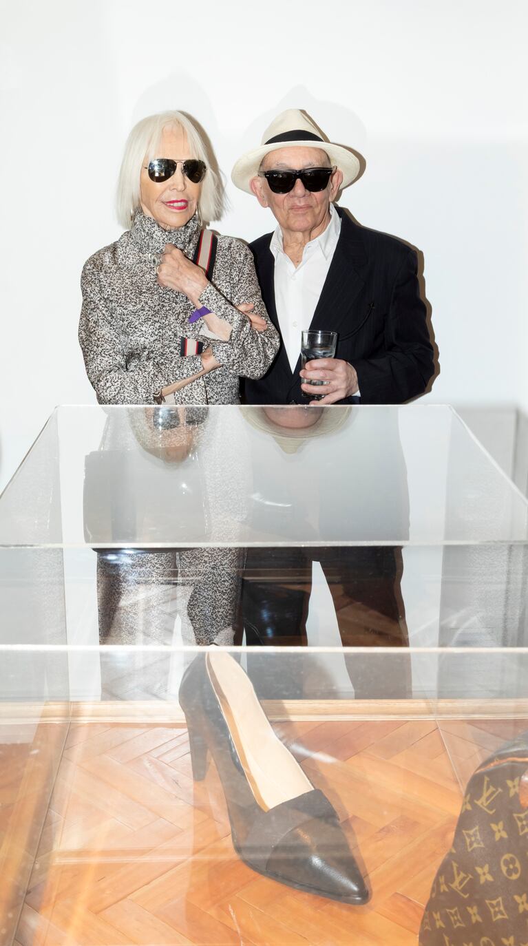 Alfredo Arias, junto a su colega ditelliana Marta Minujín.