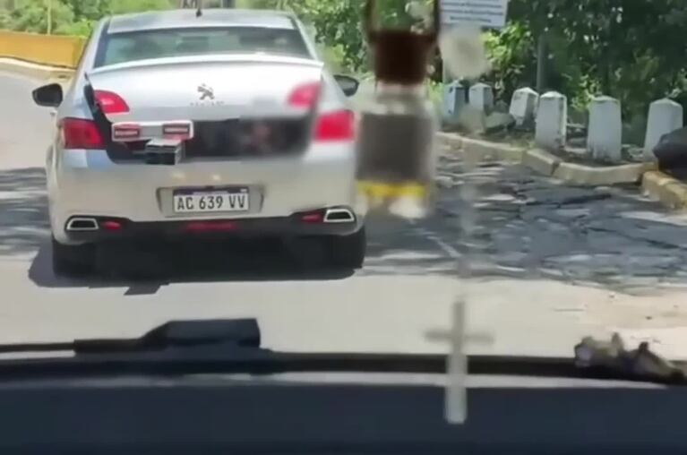 Un juez de Catamarca llevó a su hija en el baúl del auto y quedó filmado: “Cometí un error”