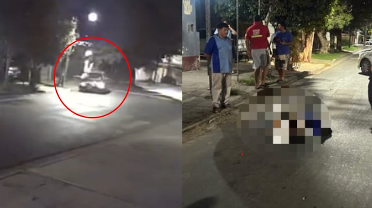 Video impactante: un conductor atropelló a un joven que cruzaba la calle y se escapó en Rafael Calzada