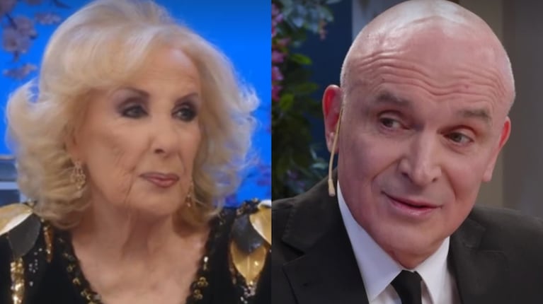 El particular ida y vuelta en vivo entre Mirtha Legrand y José Luis Espert