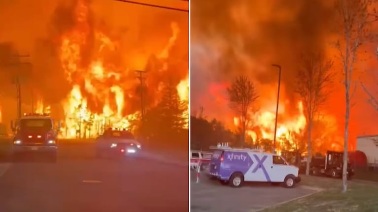 Alerta en Nueva Jersey: un incendio forestal obligó a evacuar a 3000 personas