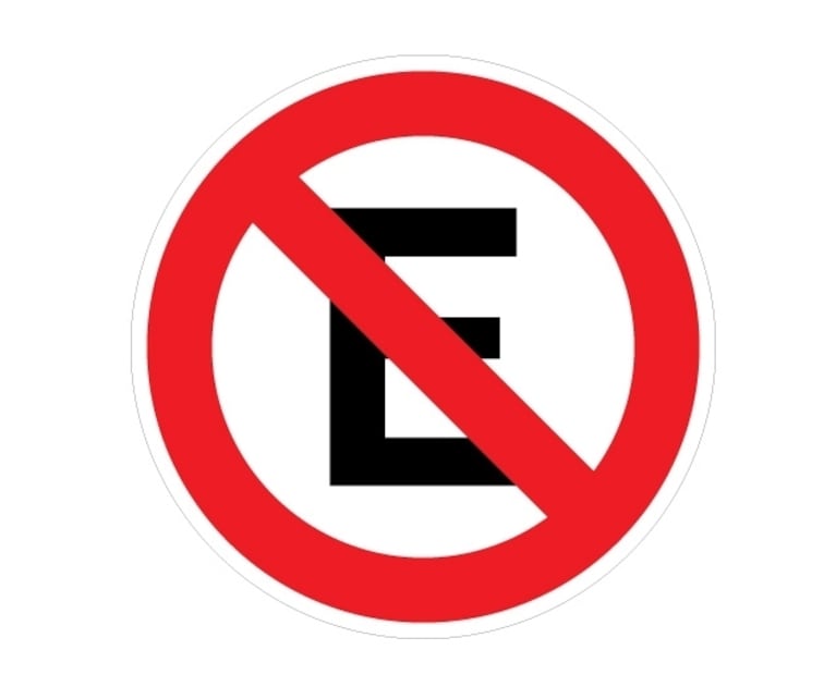 La señal de tránsito R8, que indica la prohibición de estacionar. (Foto: SAR)