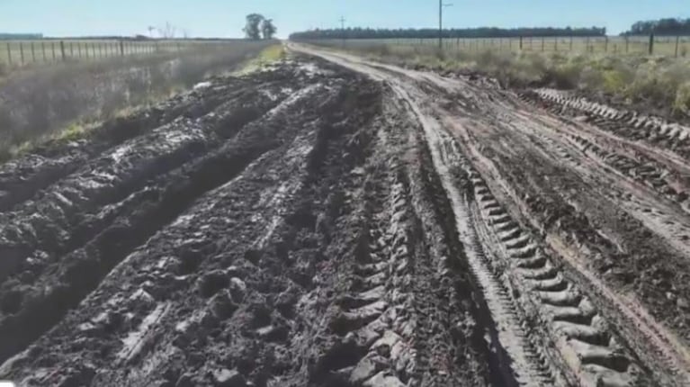 Los productores bolivarenses afirman que un 70% de los caminos rurales de la localidad se encuentran en mal estado. (Foto: Sociedad Rural de Bolívar) 