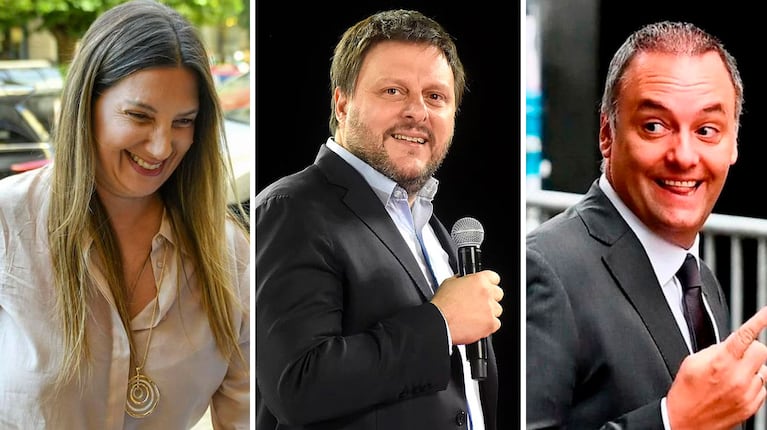 Lospennato, Santoro y Adorni. Junto con Larreta y Marra, se disputan las elecciones en la ciudad de Buenos Aires. (Foto: NA)
