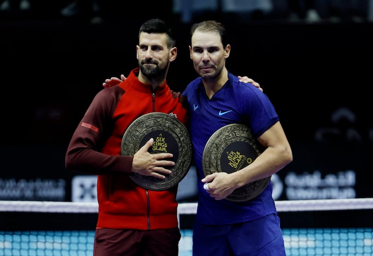 Nadal eligió a Djokovic como el mejor tenista de la historia. REUTERS/Hamad I Mohammed