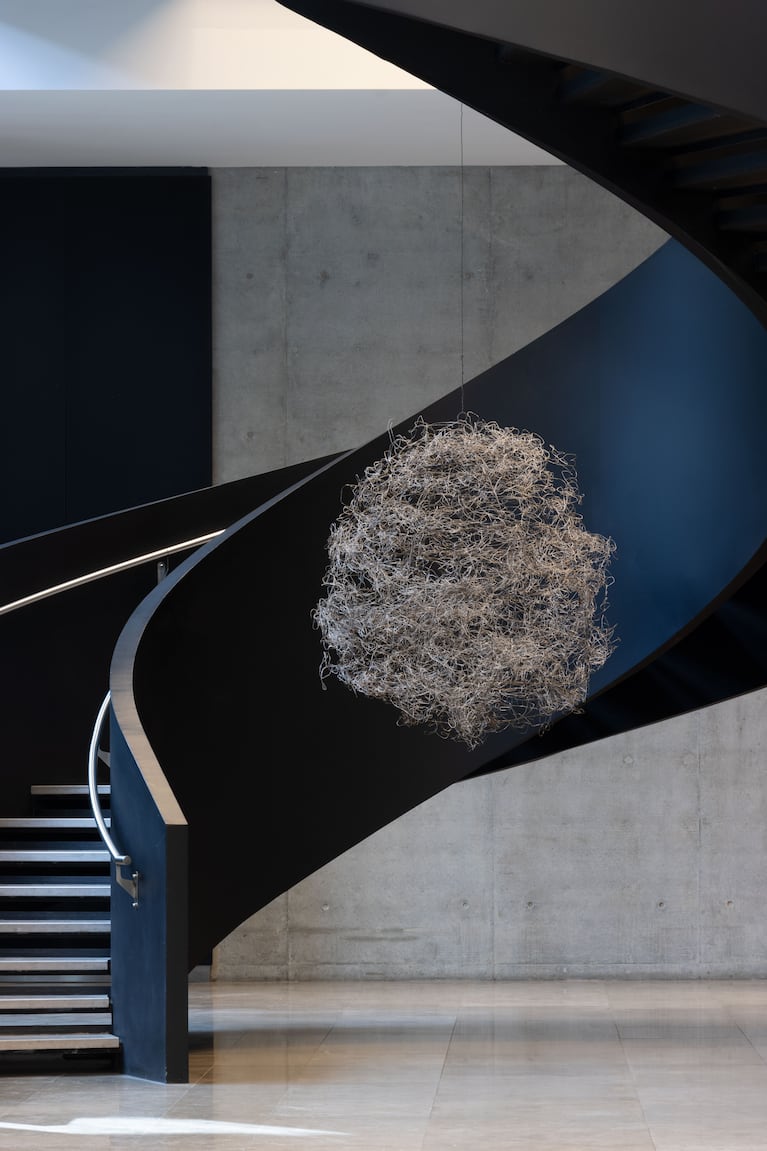Nube. En uno de los espacios de Fundación Santander. (Foto: Gentileza Valeria Conte Mac Donell)