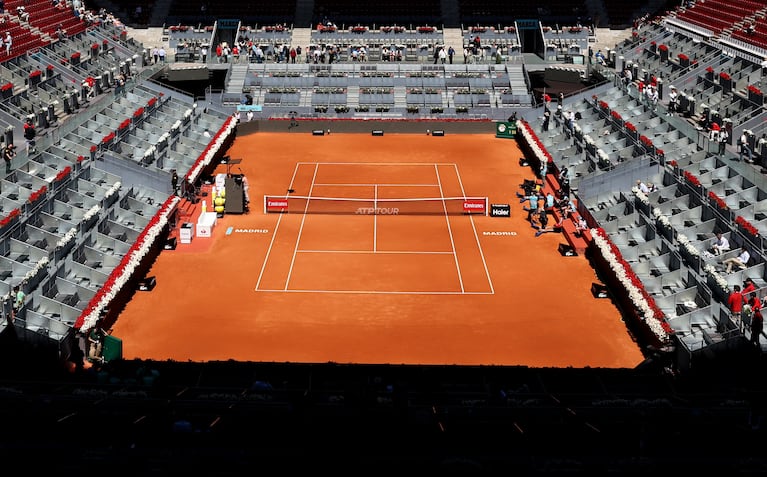 Tribunas vacías en el torneo de Madrid. (REUTERS/Violeta Santos Moura)
